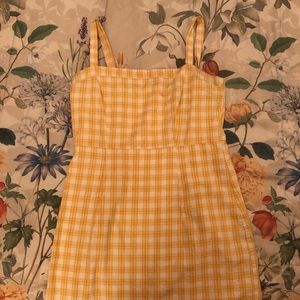 Yellow Gingham Dress